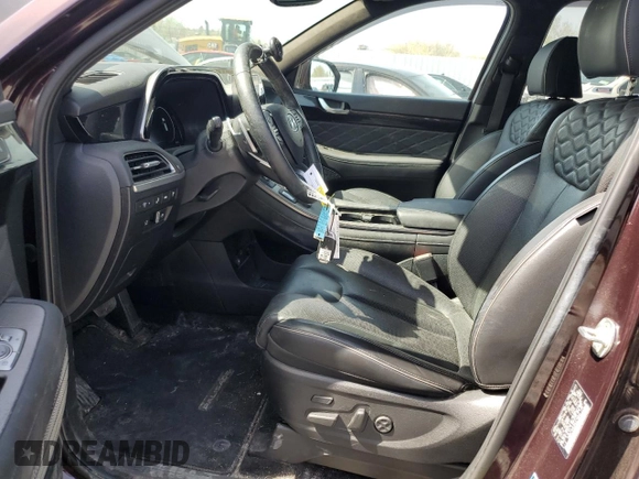 2022 Hyundai Palisade Calligraphy z VIN KM8R74HE0NU376803, wystawiony jako Copart lot #54317595 z przebiegiem 10 715 mil mil oraz Szkody całkowita. Historia ofert i sprzedaży dostępna na DreamBid. Obrazek 7.