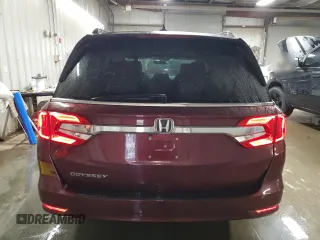 2018 Honda Odyssey EX-L with VIN 5FNRL6H79JB097107, listed as a Copart auction lot 50604315 with 78,093 mi miles and Salvage Title. Bid and sale history available at carsss.com. Image 6.