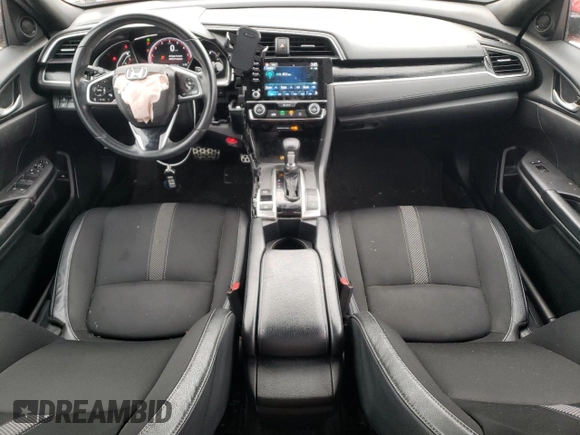 2019 Honda Civic Sport with VIN 2HGFC2F83KH578216, listed as a Copart auction lot 46923645 with 49,593 mi miles and Salvage Title. Bid and sale history available at DreamBid. Image 8.