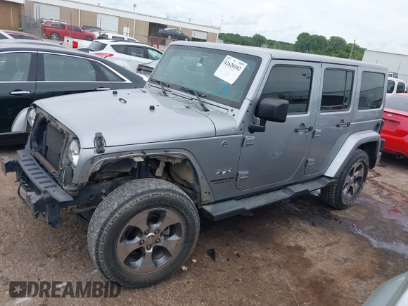 2016 Jeep Wrangler Unlimited Sahara z VIN 1C4BJWEGXGL280016, wystawiony jako IAAI lot #42620102 z przebiegiem 128 232 mil mil oraz . Historia ofert i sprzedaży dostępna na DreamBid. Obrazek 15.