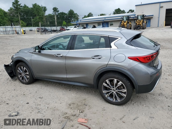 2017 Infiniti QX30 Luxury with VIN SJKCH5CR1HA026123, listed as a Copart auction lot 64003094 with 93,651 mi miles and Salvage title. Bid and sale history available at DreamBid. Image 2.