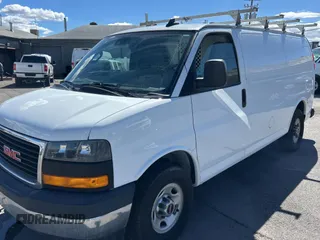 2020 GMC Savana Cargo Van with VIN 1GTW7AFG5L1123498, listed as a Copart auction lot 50631695 with 91,632 mi miles and Clean Title. Bid and sale history available at carsss.com. Image 2.