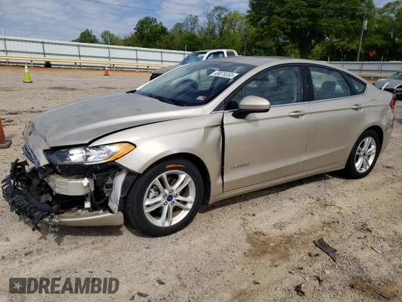 2018 Ford Fusion Hybrid SE with VIN 3FA6P0LU4JR175007, listed as a Copart auction lot 49878353 with 15,043 mi miles. Bid and sale history available at carsss.com. Image 1.
