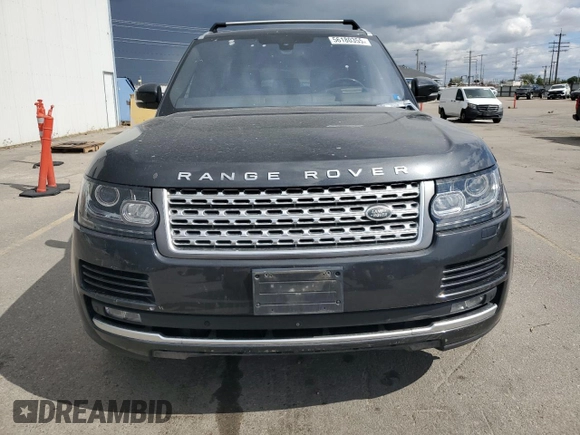 2016 Land Rover Range Rover HSE with VIN SALGS2KF8GA305278, listed as a Copart auction lot 56180355 with 128,205 mi miles and Clean title. Bid and sale history available at DreamBid. Image 5.
