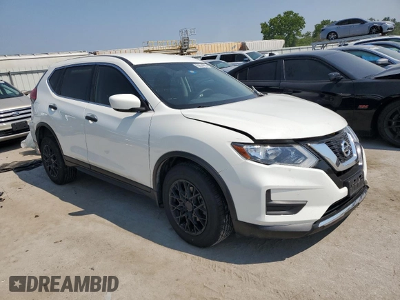 2017 Nissan Rogue S with VIN JN8AT2MV6HW006332, listed as a Copart auction lot 60634955 with Not provided miles and Salvage title. Bid and sale history available at DreamBid. Image 4.