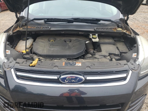 2015 Ford Escape Titanium with VIN 1FMCU0J96FUC00683, listed as a Copart auction lot 58345105 with 61,031 mi miles and Salvage title. Bid and sale history available at DreamBid. Image 12.