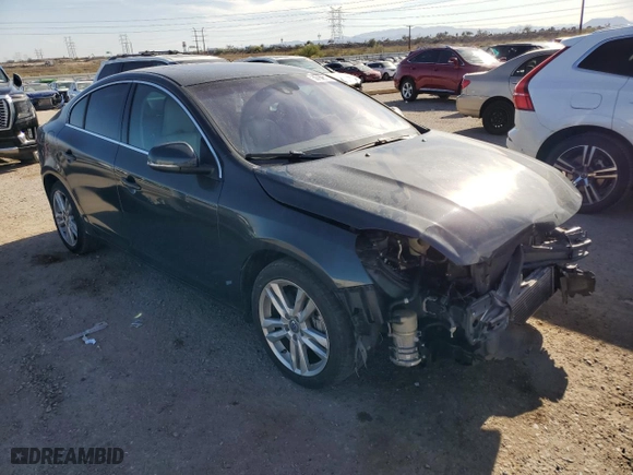 2013 Volvo S60 T5 Premier with VIN YV1612FS4D1222286, listed as a Copart auction lot 50990215 with 108,252 mi miles and Salvage Title. Bid and sale history available at carsss.com. Image 4.