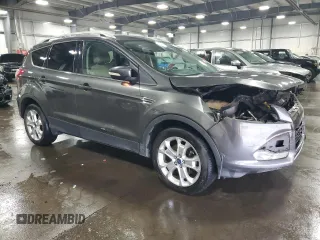 2015 Ford Escape Titanium with VIN 1FMCU9J90FUA26808, listed as a Copart auction lot 54449805 with 184,576 mi miles and Salvage title. Bid and sale history available at DreamBid. Image 4.