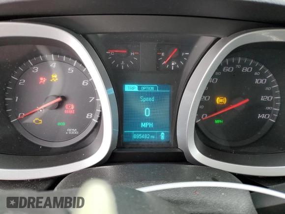 2015 Chevrolet Equinox LT with VIN 2GNFLFEK8F6242184, listed as a Copart auction lot 44776825 with 95,482 mi miles and Salvage Title. Bid and sale history available at carsss.com. Image 9.
