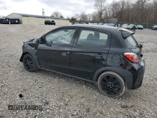 2023 Mitsubishi Mirage Black Edition with VIN ML32AWHJ5PH001181, listed as a Copart auction lot 47870945 with 52,757 mi miles and Salvage title. Bid and sale history available at DreamBid. Image 2.