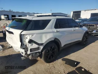 2023 Ford Explorer ST-Line with VIN 1FMSK7KH9PGB52354, listed as a Copart auction lot 84932644 with 14,308 mi miles and Salvage Title. Bid and sale history available at carsss.com. Image 3.