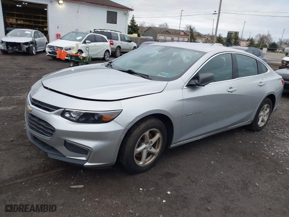 2016 Chevrolet Malibu LS with VIN 1G1ZB5ST4GF228637, listed as a IAAI auction lot 42054441 with 178,190 mi miles. Bid and sale history available at carsss.com. Image 2.