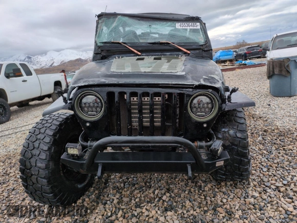 2002 Jeep Wrangler X with VIN 1J4FA39S42P747330, listed as a Copart auction lot 45536485 with 157,289 mi miles and Salvage Title. Bid and sale history available at carsss.com. Image 5.