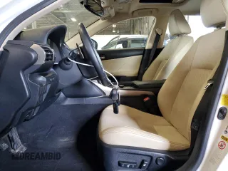 2015 Lexus IS 250 with VIN JTHCF1D22F5016112, listed as a Copart auction lot 62110655 with 85,036 mi miles and Salvage title. Bid and sale history available at DreamBid. Image 7.