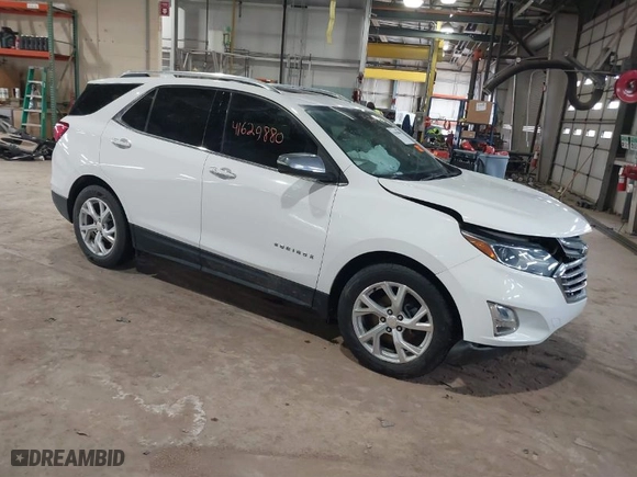 2018 Chevrolet Equinox Premier with VIN 3GNAXPEU1JS542875, listed as a IAAI auction lot 41629880 with 159,870 mi miles. Bid and sale history available at carsss.com. Image 1.