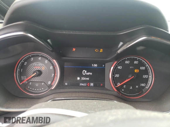 2021 Chevrolet TrailBlazer RS with VIN KL79MUSL7MB127958, listed as a Copart auction lot 60367193 with 20,622 mi miles. Bid and sale history available at carsss.com. Image 9.