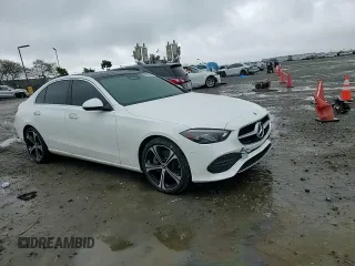 2024 Mercedes-Benz C 300 with VIN W1KAF4GB8RR213116, listed as a Copart auction lot 50662345 with 2,256 mi miles and Salvage Title. Bid and sale history available at DreamBid. Image 11.