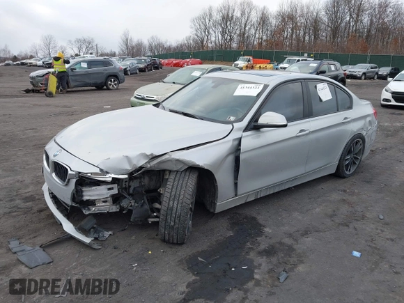 2016 BMW 3 Series 320i with VIN WBA8A9C51GK616314, listed as a IAAI auction lot 41344323 with 78,891 mi miles. Bid and sale history available at carsss.com. Image 17.