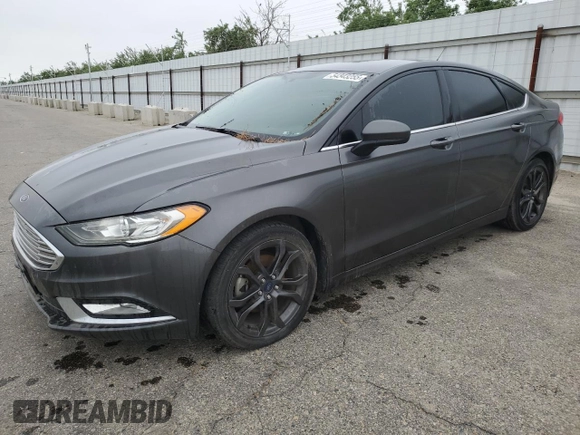 2018 Ford Fusion SE with VIN 3FA6P0HD0JR205323, listed as a Copart auction lot 54343255 with 124,420 mi miles and Clean Title. Bid and sale history available at carsss.com. Image 1.