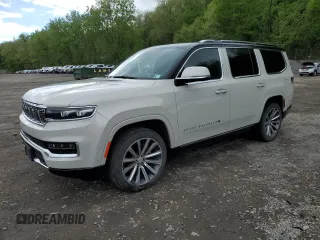 2022 Jeep Grand Wagoneer Series I z VIN 1C4SJVEJ5NS135930, wystawiony jako Copart lot #55980335 z przebiegiem 25 212 mil mil oraz Szkoda całkowita • Salvage title. Historia ofert i sprzedaży dostępna na DreamBid. Obrazek 1.