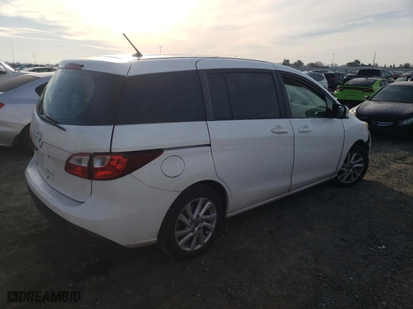 2014 Mazda Mazda5 Sport with VIN JM1CW2BLXE0169741, listed as a Copart auction lot 46538755 with 0 mi miles and Salvage Title. Bid and sale history available at carsss.com. Image 3.