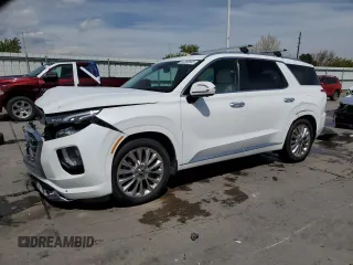 2020 Hyundai Palisade Limited z VIN KM8R5DHE3LU104541, wystawiony jako Copart lot #54390645 z przebiegiem 91 507 mil mil oraz Szkoda całkowita • Salvage title. Historia ofert i sprzedaży dostępna na DreamBid. Obrazek 1.