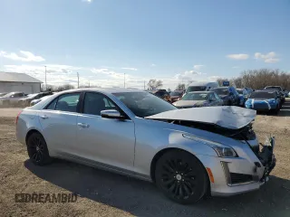 2014 Cadillac CTS Luxury AWD with VIN 1G6AX5S3XE0183437, listed as a Copart auction lot 50405105 with 111,806 mi miles and Salvage Title. Bid and sale history available at DreamBid. Image 4.