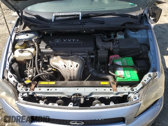 2008 Scion tC Spec with VIN JTKDE167780263474, listed as a Copart auction lot 53473295 with 153,512 mi miles and Salvage Title. Bid and sale history available at DreamBid. Image 11.