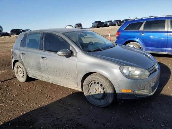 2012 Volkswagen Golf Trendline with VIN WVWCA7AJ1CW218640, listed as a Copart auction lot 47952375 with 175,557 mi miles and Salvage Title. Bid and sale history available at carsss.com. Image 4.