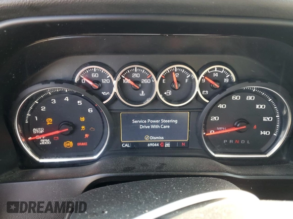 2020 Chevrolet Silverado 1500 LT Trail Boss with VIN 3GCPYFED5LG318248, listed as a Copart auction lot 44945095 with 69,044 mi miles and Salvage Title. Bid and sale history available at carsss.com. Image 9.
