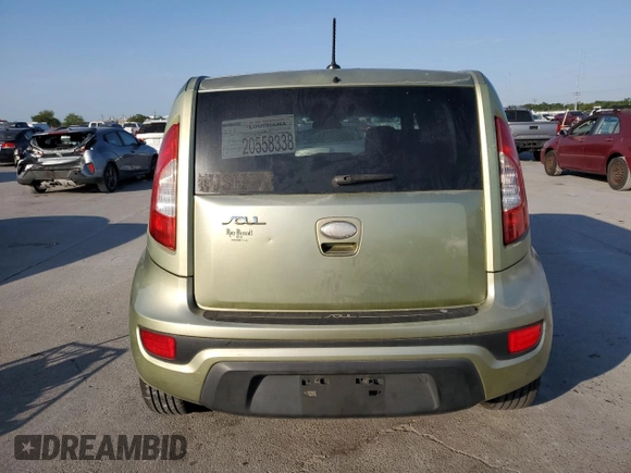 2013 Kia Soul + with VIN KNDJT2A6XD7576167, listed as a Copart auction lot 53688835 with 132,159 mi miles and Clean Title. Bid and sale history available at carsss.com. Image 6.