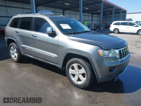 2012 Jeep Grand Cherokee Limited with VIN 1C4RJEBG1CC258123, listed as a IAAI auction lot 42065345 with 168,852 mi miles. Bid and sale history available at carsss.com. Image 1.