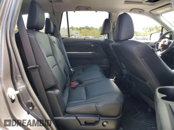 2021 Honda Pilot EX-L with VIN 5FNYF6H54MB052212, listed as a Copart auction lot 55120475 with 29,606 mi miles and Salvage title. Bid and sale history available at DreamBid. Image 11.