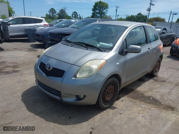 2008 Toyota Yaris with VIN JTDJT923X85187298, listed as a IAAI auction lot 42073929 with 331,446 mi miles. Bid and sale history available at carsss.com. Image 2.