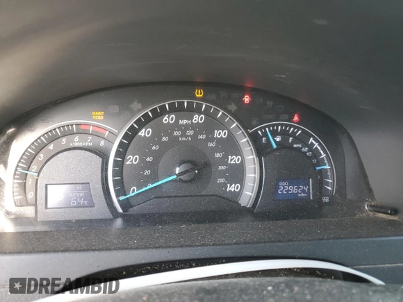 2012 Toyota Camry L with VIN 4T1BF1FK4CU543883, listed as a Copart auction lot 47826335 with 229,624 mi miles and Salvage Title. Bid and sale history available at DreamBid. Image 9.