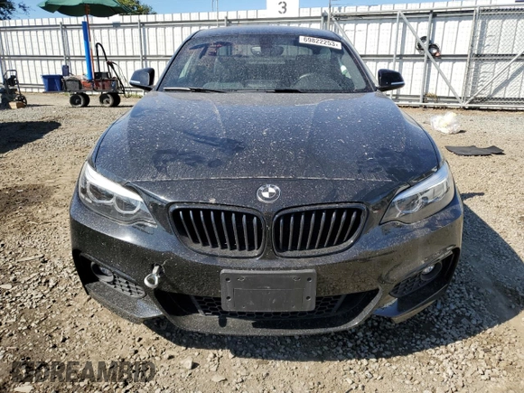 2018 BMW 2 Series 230i with VIN WBA2J1C55JVD09308, listed as a Copart auction lot 69822253 with 49,809 mi miles. Bid and sale history available at carsss.com. Image 5.