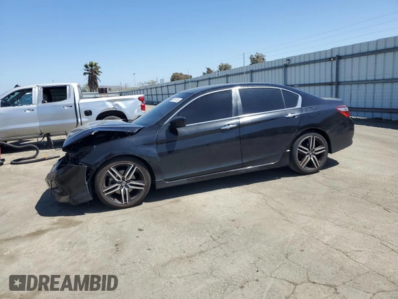2016 Honda Accord Sport z VIN 1HGCR2F50GA089253, wystawiony jako Copart lot #53867405 z przebiegiem 140 220 mil mil oraz Szkoda całkowita • Salvage title. Historia ofert i sprzedaży dostępna na DreamBid. Obrazek 1.