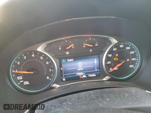 2020 Chevrolet Equinox LT with VIN 3GNAXUEV5LS671180, listed as a Copart auction lot 51362375 with 11,233 mi miles and Non Repairable. Bid and sale history available at DreamBid. Image 9.