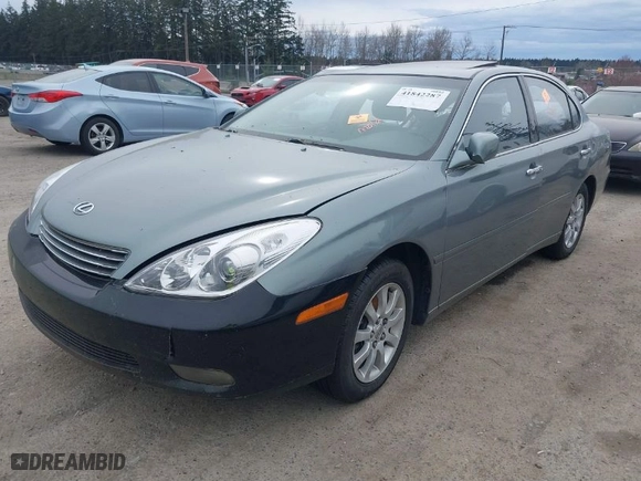 2003 Lexus ES 300 with VIN JTHBF30G630139123, listed as a IAAI auction lot 41842287 with 167,998 mi miles. Bid and sale history available at carsss.com. Image 2.