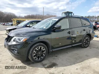 2019 Nissan Pathfinder S with VIN 5N1DR2MM9KC651351, listed as a Copart auction lot 42917885 with 68,124 mi miles and Salvage Title. Bid and sale history available at carsss.com. Image 1.