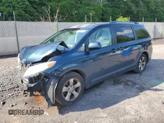2011 Toyota Sienna LE AAS with VIN 5TDKK3DC5BS038462, listed as a Copart auction lot 62925485 with 179,705 mi miles and Salvage title. Bid and sale history available at DreamBid. Image 1.