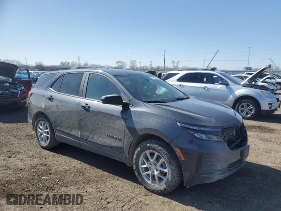 2022 Chevrolet Equinox LS z VIN 3GNAXSEV2NS179732, wystawiony jako Copart lot #51789685 z przebiegiem 108 789 mil mil oraz Szkoda całkowita • Salvage title. Historia ofert i sprzedaży dostępna na DreamBid. Obrazek 4.
