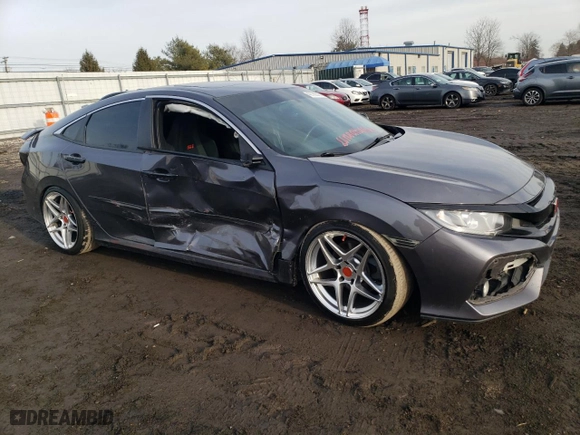 2018 Honda Civic Si Sedan with VIN 2HGFC1E55JH701949, listed as a Copart auction lot 42786545 with 88,564 mi miles and Salvage Title. Bid and sale history available at carsss.com. Image 4.