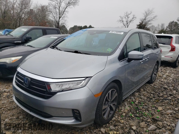 2024 Honda Odyssey Touring with VIN 5FNRL6H87RB008073, listed as a Copart auction lot 89126895 with 127,003 mi miles and Non Repairable. Bid and sale history available at carsss.com. Image 1.