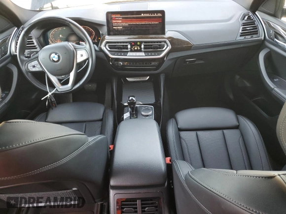 2022 BMW X4 xDrive30i with VIN 5UX33DT05N9M86605, listed as a Copart auction lot 40251784 with 38,430 mi miles. Bid and sale history available at carsss.com. Image 8.