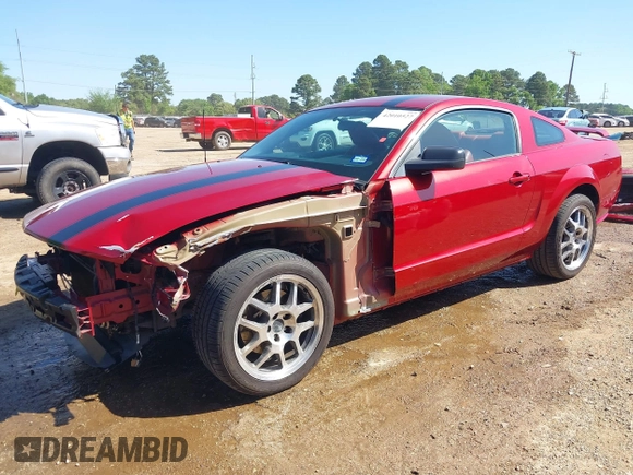 2005 Ford Mustang GT Deluxe with VIN 1ZVHT82H455106809, listed as a IAAI auction lot 42010527 with 76,049 mi miles and . Bid and sale history available at DreamBid. Image 2.