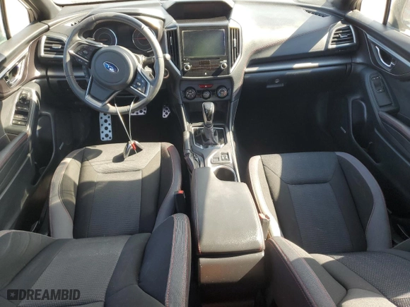 2017 Subaru Impreza Sport with VIN 4S3GTAM62H3722171, listed as a Copart auction lot 43602245 with 18,644 mi miles and Salvage Title. Bid and sale history available at carsss.com. Image 8.