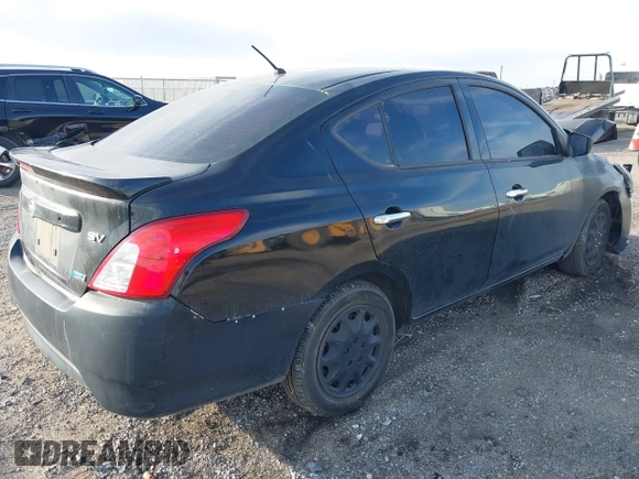 2016 Nissan Versa S Plus with VIN 3N1CN7AP3GL823475, listed as a IAAI auction lot 41453503 with 144,626 mi miles. Bid and sale history available at carsss.com. Image 4.