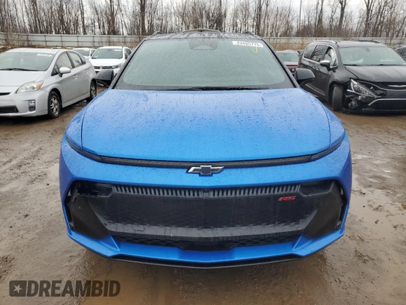 2025 Chevrolet Equinox EV RS z VIN 3GN7DSRP9SS117951, wystawiony jako Copart lot #43405775 z przebiegiem 1 784 mil mil oraz Czysty tytuł • Clean title. Historia ofert i sprzedaży dostępna na DreamBid. Obrazek 5.