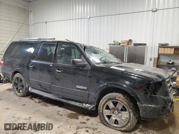 2008 Ford Expedition EL Limited with VIN 1FMFK20598LA14075, listed as a Copart auction lot 45740625 with 257,099 mi miles and Salvage Title. Bid and sale history available at carsss.com. Image 4.